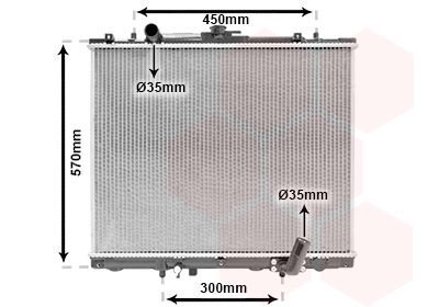 VAN WEZEL Radiators, Motora dzesēšanas sistēma 32002162